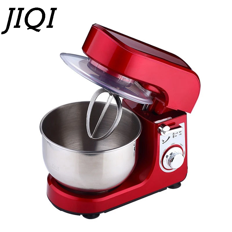 

Stainless Steel Bowl Electric Stand Mixer Cake Bread Flour Dough Knead Machine Egg Whisk Beater Cream Blender Food Processor EU