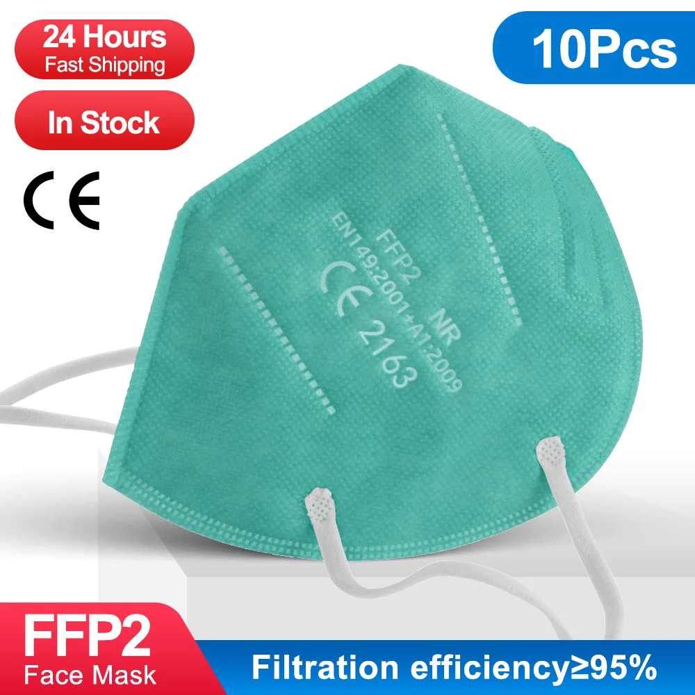 Mascarillas Verdi Ffp2Riutilizzabile Ffp2 Mascarillas Sicurezza Kn95 Fpp2 Mascherine Fpp2 Filtro Maschera Per Il Viso Worldkapjes Ffp2Mask