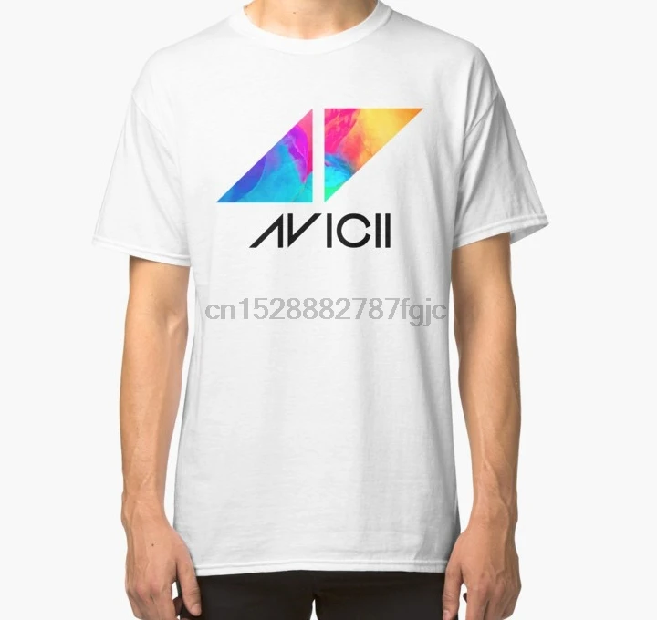 Мужская футболка AVICII Классическая женская футболки Топ | одежда