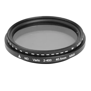 

40.5/52/46/55mm Fader Variable ND Filter Adjustable ND2 to ND400 Neutral Density Camera Optical Glass Lens for Canon Nikon
