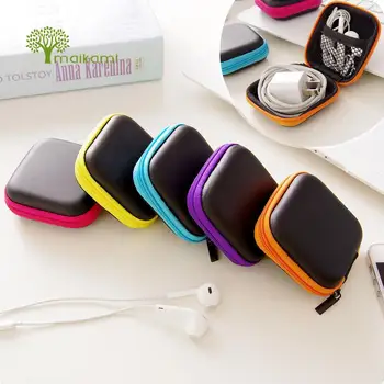 

Earphone Wire Organizer Box Data Line Cables Storage Box Case Container Coin Headphone Protective Box Case Container