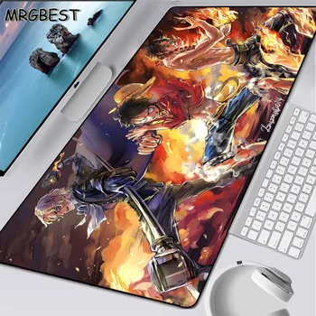 

MRGBEST 900x400cm One Piece Anime Game Lockedge Mouse Pad Large Cartoon Rubber Non-slip Keyboard Desk Mat for Game Player Dota 2