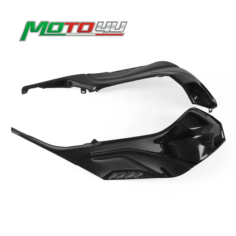 For BMW S1000RR 2019 2020 Carbon Fiber Motorcycle Gas Fuel Tank Side Fairing Panel Protectors 1 Pair S1000 RR