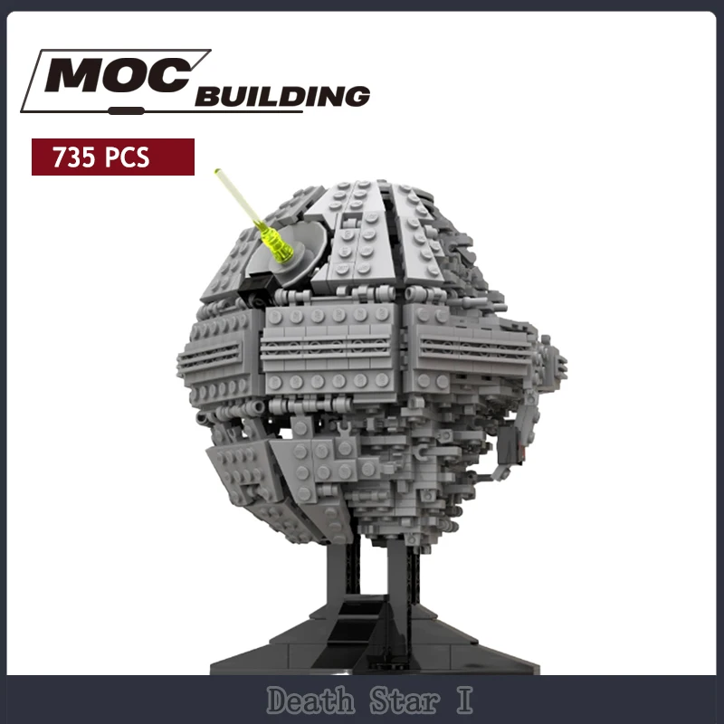 Научная фантастика фильм Звезда смерти I конструктор Модель MOC маленькие частицы
