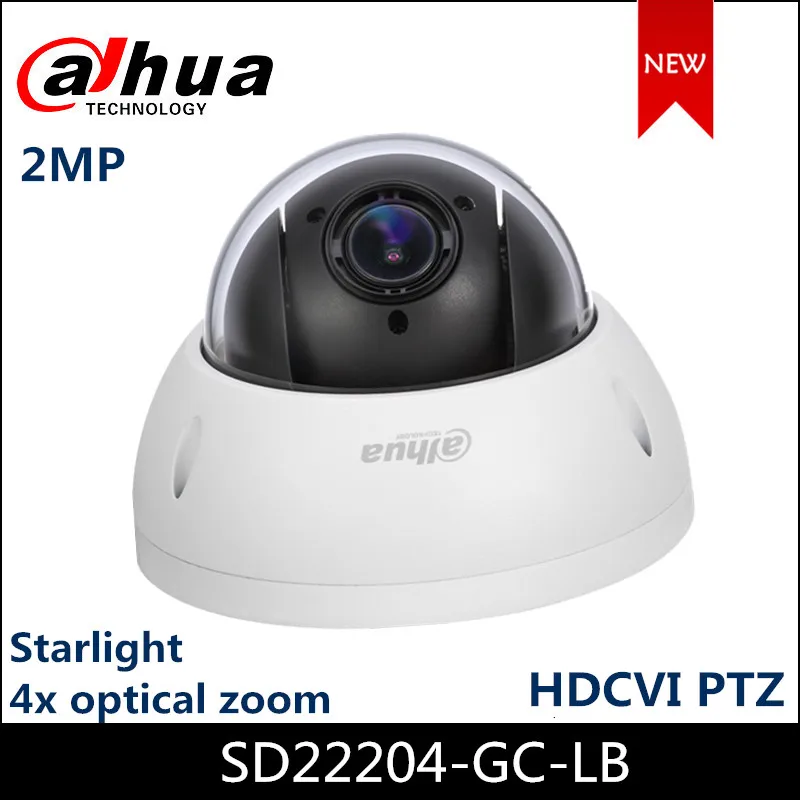 New Dahua 2MP 4x Starlight HDCVI PTZ Camera SD22204 GC LB Powerful 4x