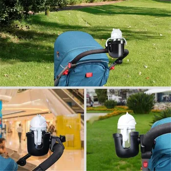 

Useful Baby Stroller Accessories Cup Holder For Pram Cart Bottle For Milk pushchair carriage Rotatable Holder Baby Stroller