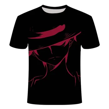 

New 2020 men and women Luffy T-shirt 3D printing summer top T-shirt short-sleeved T-shirt fun T-shirt for men