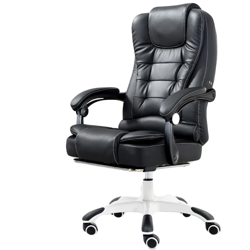  High Quality Office Massage Armchair Fauteuil Boss Gaming Chair Ergonomics Synthetic Leather Cowhid