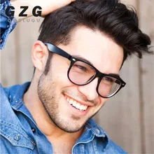 Ретро мужские прозрачные очки прозрачные линзы PC Comotuer квадратные очки оправы для женщин очки для чтения мужские очки