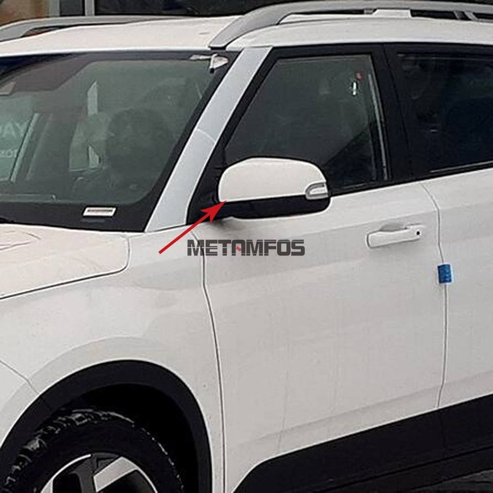 Для hyundai Venue углеродное волокно боковое зеркало заднего вида накладка Защитная Наклейка аксессуары для автомобиля Стайлинг