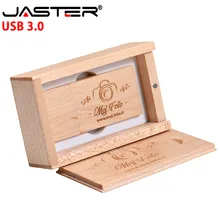 JASTER Подарочный usb-флеш-накопитель 3,0 внешний накопитель(более 10 шт. бесплатный логотип) креативный деревянный usb+ коробка для большого пальца 4 ГБ/8 ГБ/16 ГБ/32 ГБ/64 ГБ