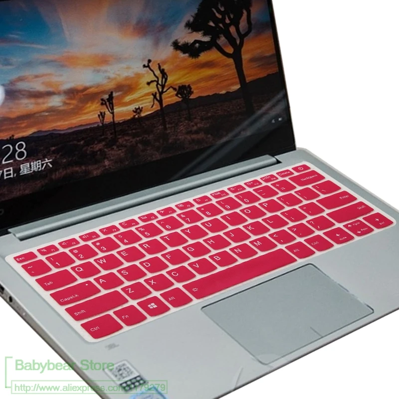 pink Силиконовый защитный чехол для клавиатуры для ноутбука lenovo Ideapad 330S-14 330s-14IKB 330S 14 ikb 330s-14ast 330s-14arr 330s-14lkb - Цвет: pink