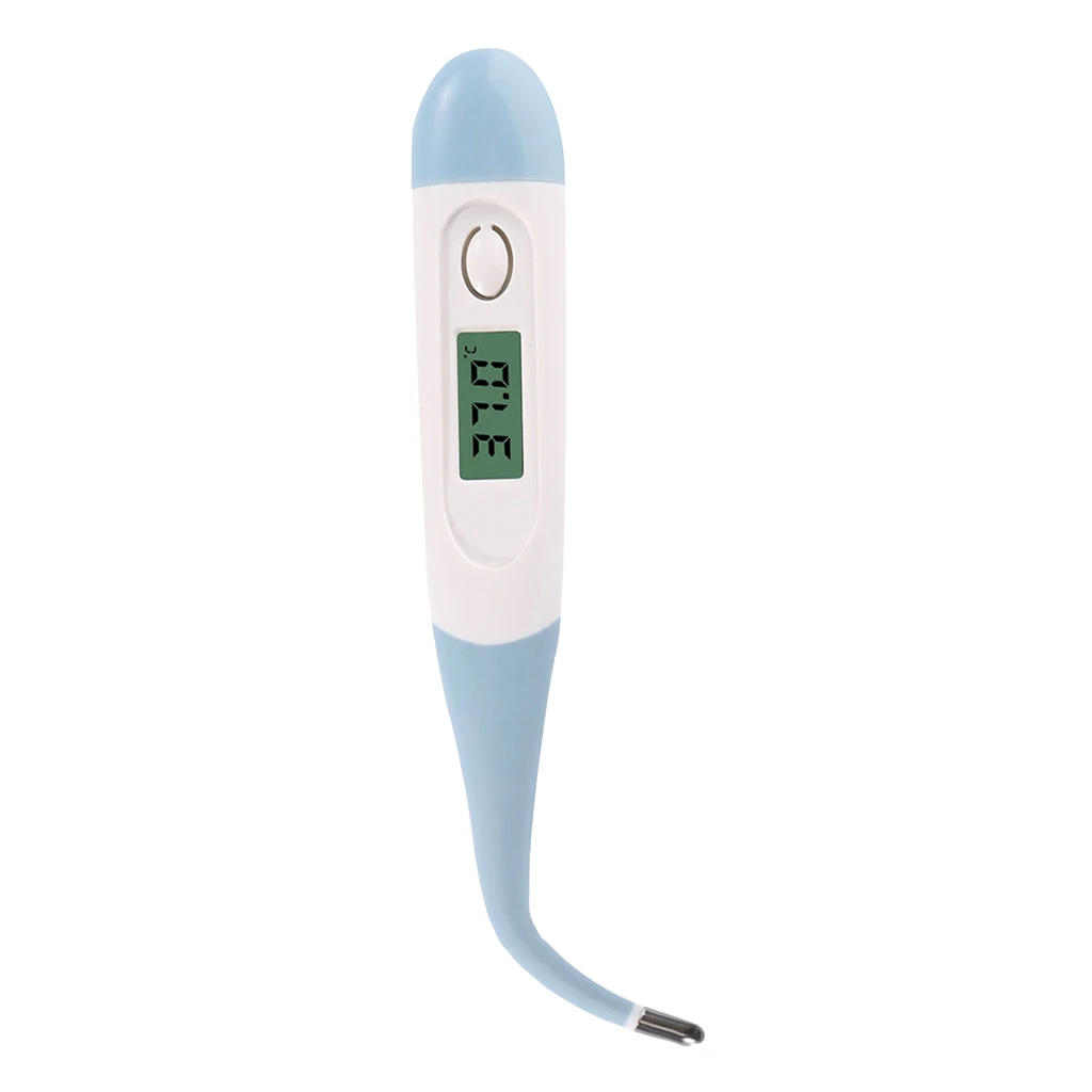 Thermometer Digital LED Soft Head Thermometer Fever Alert Oral Axillary Body Thermometer Infant Baby Children Kids Measure Tool