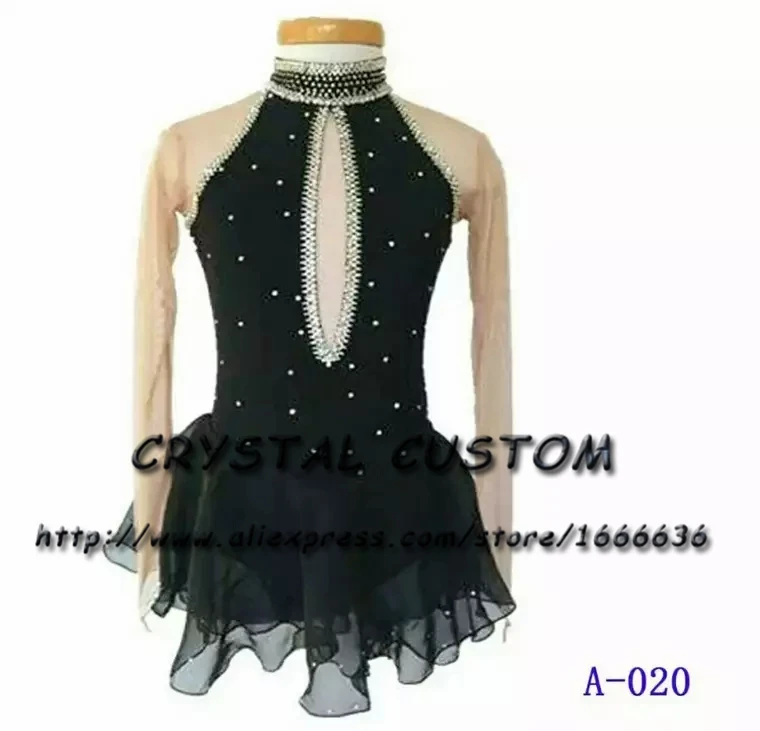 

Платье для фигурного катания для взрослых, новинка, Брендовые платья для катания на коньках, индивидуальный пошив, для соревнований DR4856