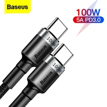 Baseus PD 100W USB C Zu Typ C Kabel QC 3,0 Quick Charge 4,0 Daten Kabel Schnelle Lade Für samsung Xiaomi Macbook Pro USB C Kabel