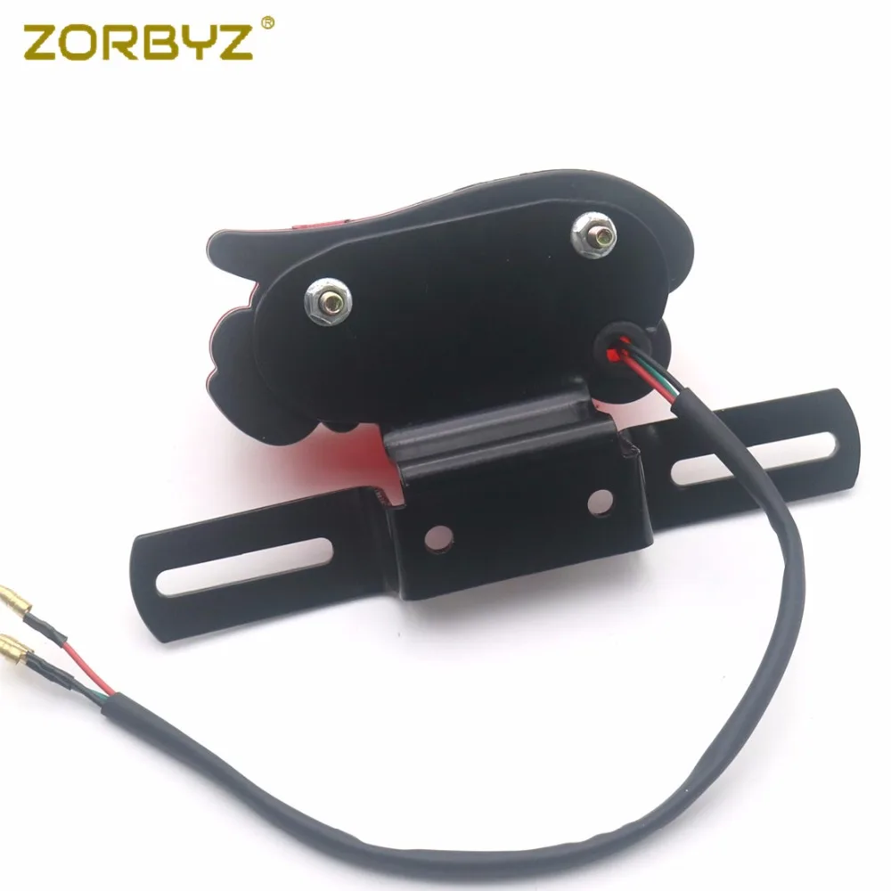 ZORBYZ светодиодный красный объектив задний стоп номерной знак Торшер для Harley Sportster Softail Chopper