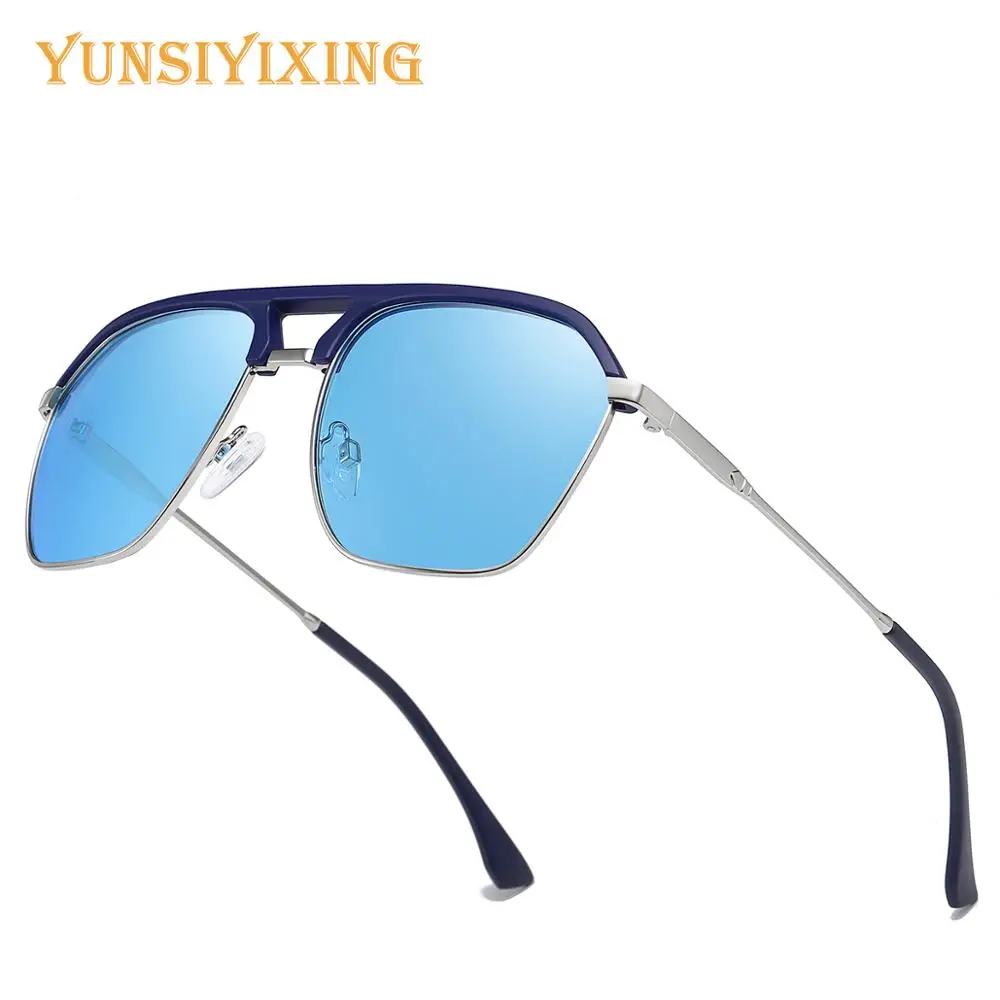 

YSYX New polarized Sunglasses for men Fashion Anti-glare big frame Sun Glasses High Quality Men 2020 Brand Travel sunglass 3340