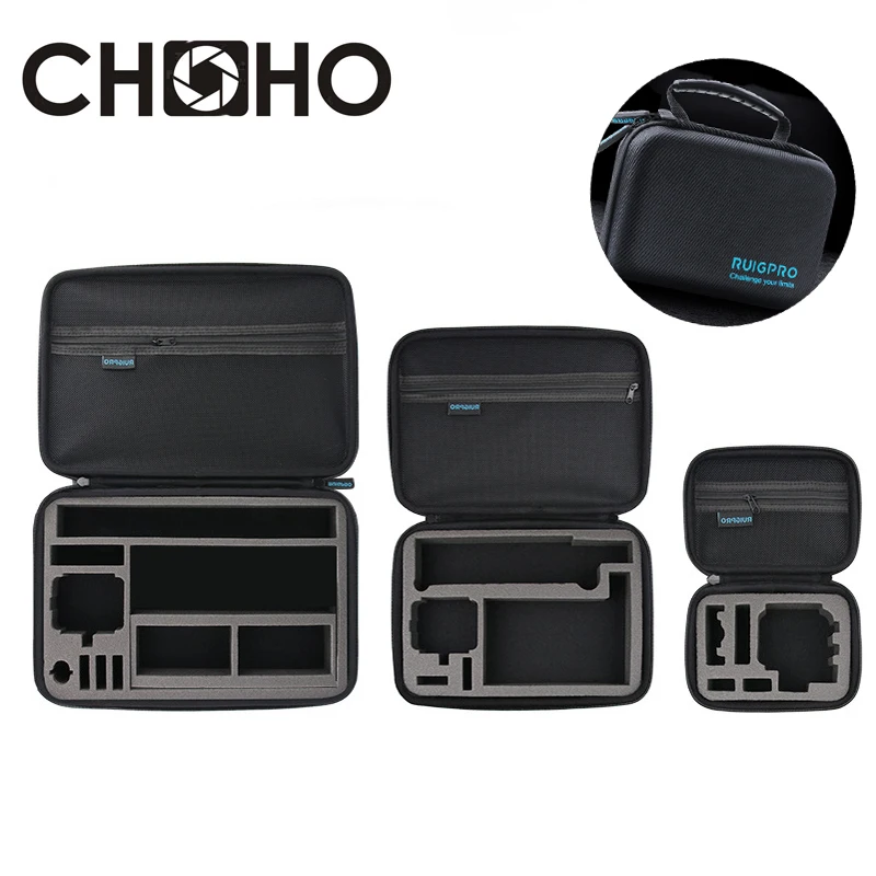Портативная сумка для хранения защитный чехол S M L GoPro Hero 8 7 9 10 Xiaomi YI Sjcam DJI OSMO