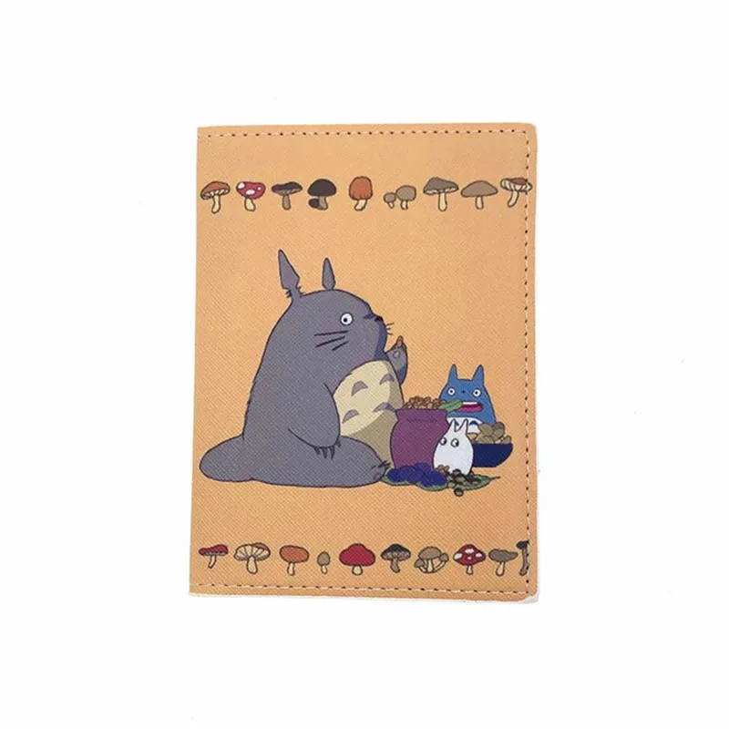 6 стилей Totoro, Семейные Аксессуары для путешествий, держатель для паспорта из искусственной кожи, чехол для паспорта, высокое качество, держатель для карт и удостоверений личности