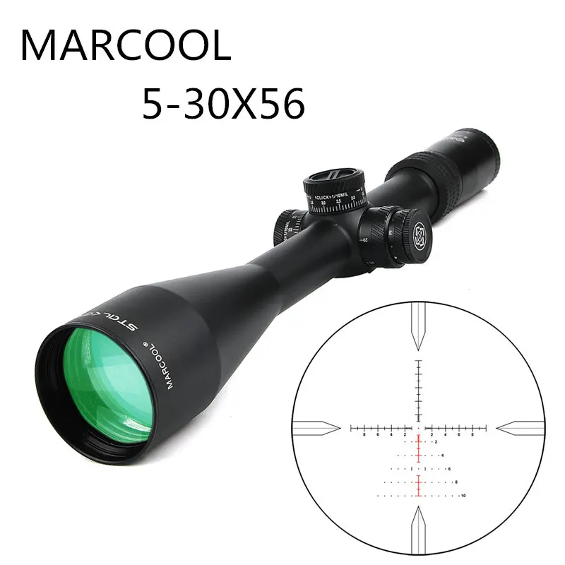 

MARCOOL Stalker Hunting Optics 5-30X56 FFP HD Optical Aim Collimator Air Rifle Sight Pneumatics Weapon Rifle Scope For Hunting