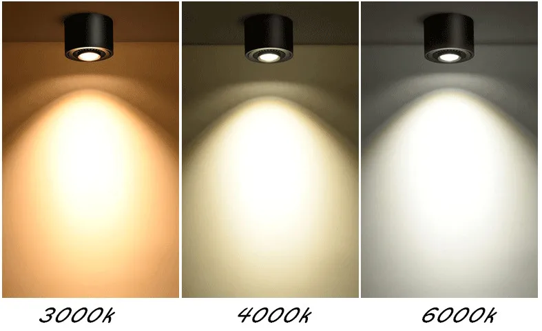 天花灯吸顶_明装射灯led天花灯吸顶免背景墙过道玄关灯北欧cob服装店筒灯---阿里巴巴_13