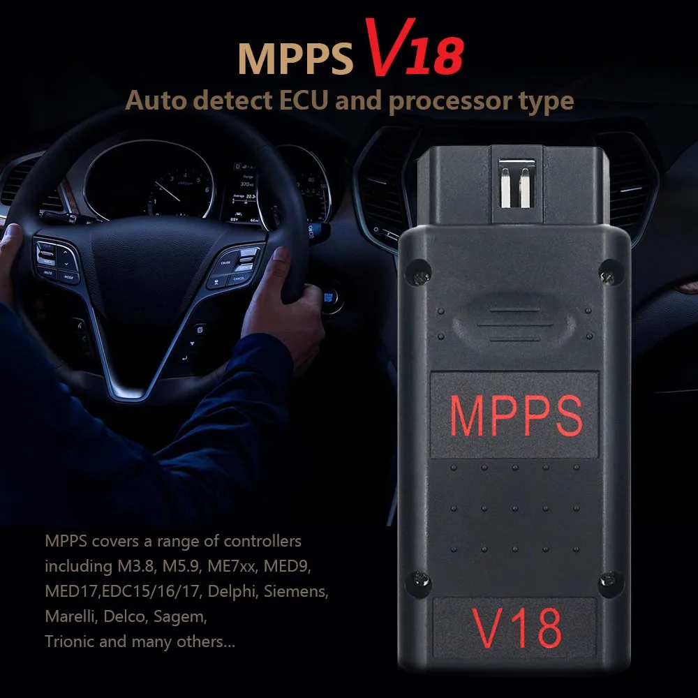 Сканер Mpps V18 V21 Ecu чип тюнинг для Edc15 Edc16 Edc17 Inkl Checksum Поддержка нескольких языков