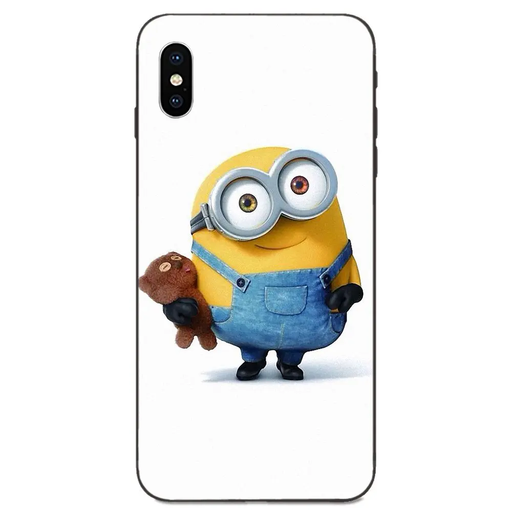 Для Galaxy A3 A5 A6 A6s A7 A8 A9 A10 A20E A30 A40 A50 A60 A70 A80 A90 плюс Мягкий защитный чехол Для женщин Для мужчин одежда с милыми миньонами - Цвет: as picture