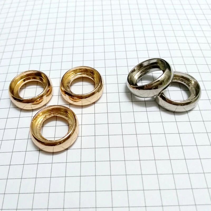 6 шт./лот полезное металлическое кольцо для переплетения книг брелок бронзовый