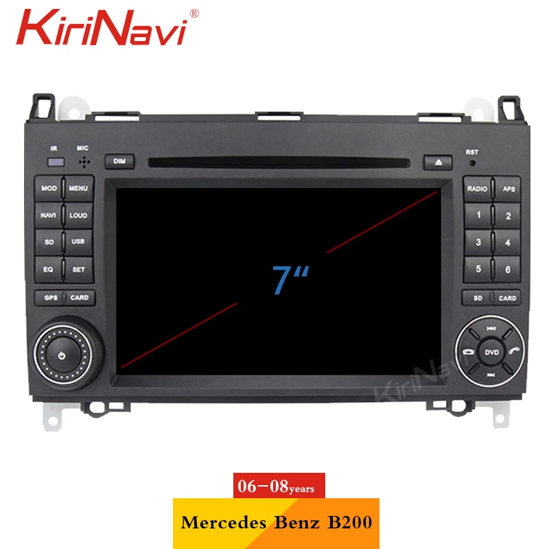 KiriNavi сенсорный экран 7 ''Android 9,0 автомобильный Радио навигатор для Mercedes Benz B200 CLK W203 S203 C180 C200 C209 W209 C208 W208