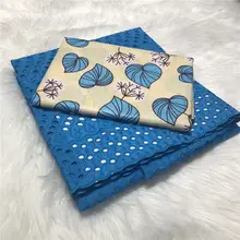 5 метров в африканском стиле; красивый головной убор ткань с 2,5 ярдов швейцарские кружева камчатная ткань с шаддой Гвинея парчовая кружевная ткань для ношения в качестве домашней одежды из АБС-пластика 30