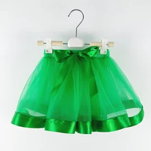 Зеленые юбки-пачки для маленьких девочек; юбка-американка принцессы; балетная юбка-пачка для танцев; Детские вечерние Юбки-мини-юбки; одежда для свадьбы; La falda