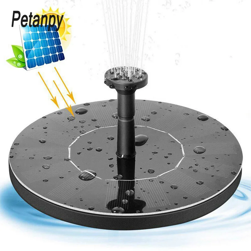 Насос для пруда на солнечных батареях фонтан украшения сада водяной плавающий