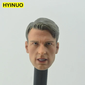 

1/6 Scale Super Hero Muscular Man Male Captain Chris Evans Open Mouth Version Head Sculpt Headplay f HT 12" Action Figure Body