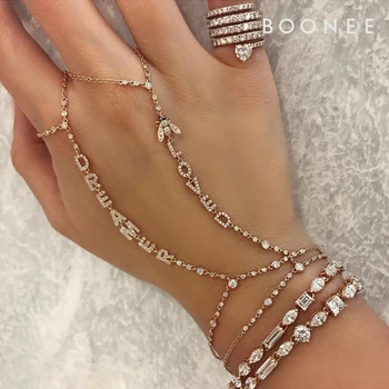 

Non-Mainstream Simple Design Integrated Bracelet Ring Simple Korean Ornament Female