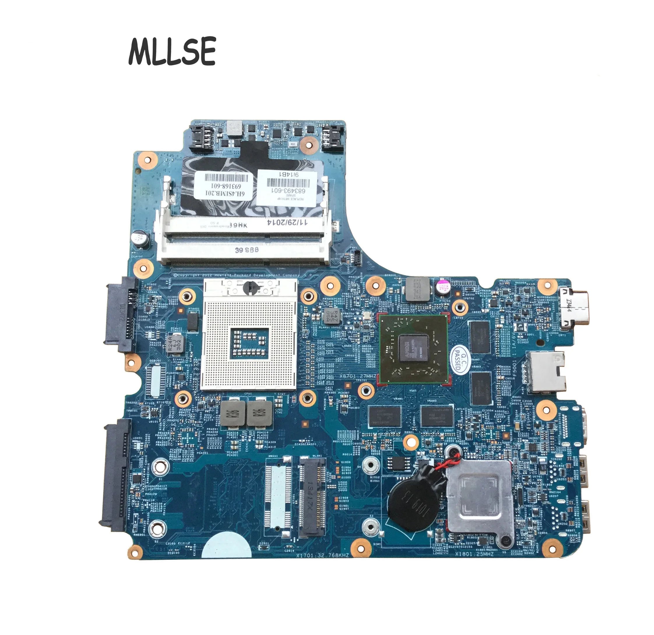 683493 001 для HP 4440s 4441s 4740s 4540s материнская плата HM76 501 HD7650M 1 ГБ ноутбука полностью