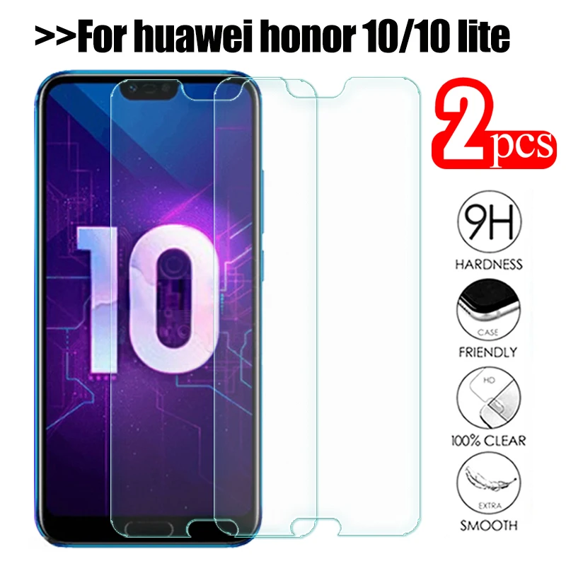2 шт закаленное стекло для Huawei Honor 10 Защитное honor COL-L29 honor10 lite honer 5 84 &quotЗащитная