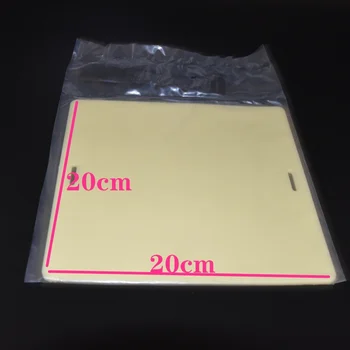 

5PCS/lot High Quality Blank Tattoo Practice Skin Thick 20×20cm Fake Imitation Skin Leather for Tattoo Practice Free Shipping