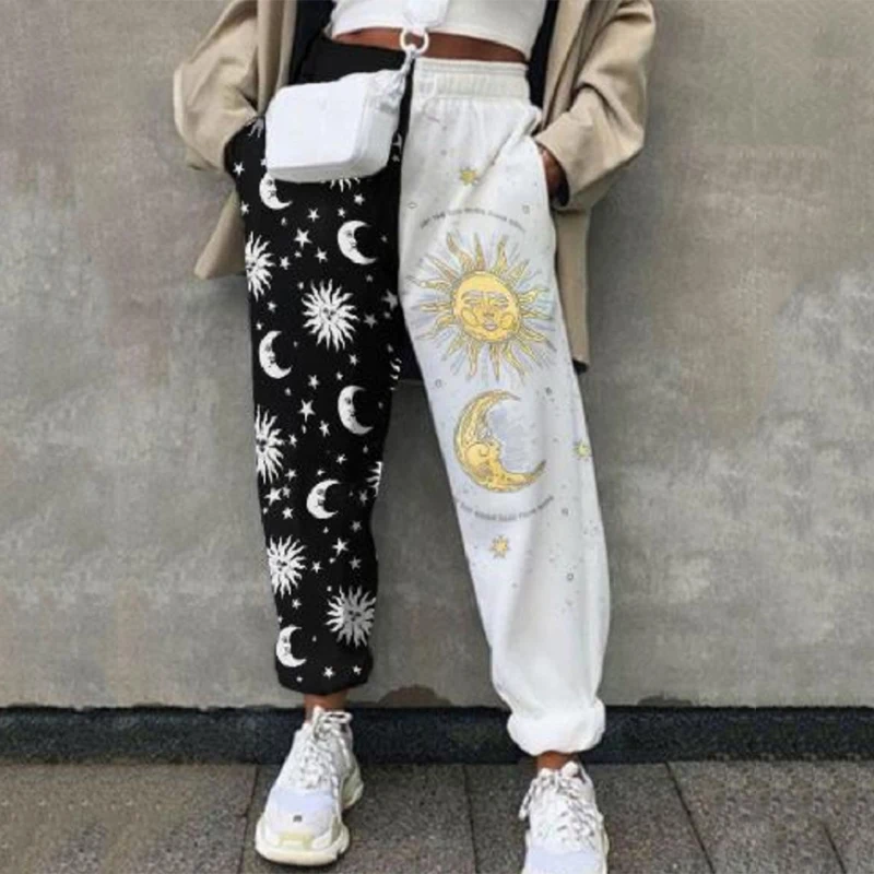 Print Sweatpants Women Pants 