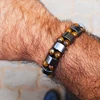 Double Tiger Eye & Hematite Bracelets Men Hematite Tiger's Eye Charm Bracelets for Women Natural Energy Stone Bracelet Jewelry ► Photo 2/6