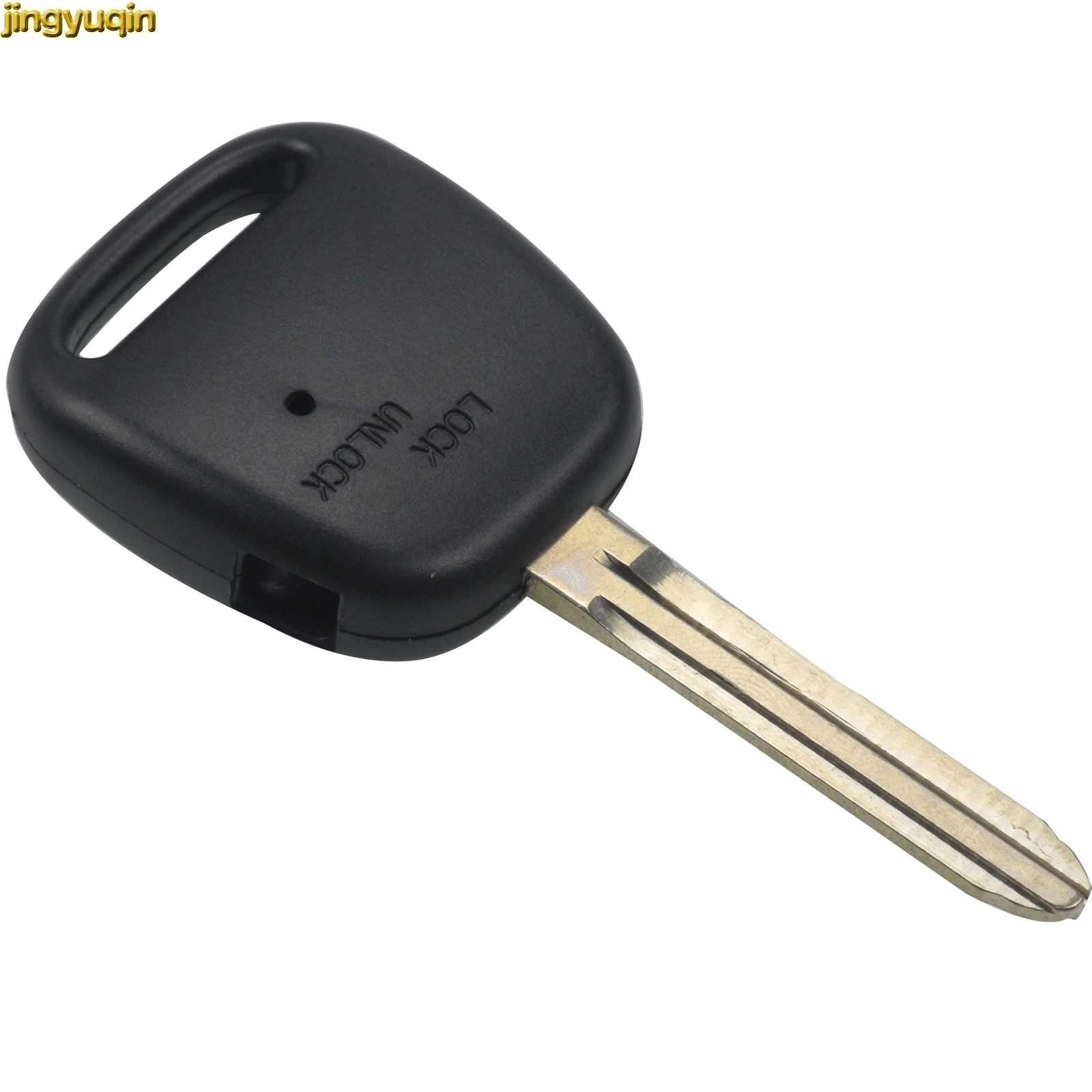 Чехол для ключей Jingyuqin 10 шт. 1 кнопка Toyota Carina Estima Harrier Previa Corolla Celica сменный Стайлинг