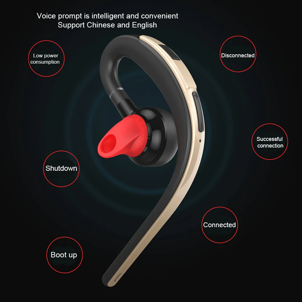Bluetooth наушники S30 Handsfree Bluetooth 4,1 ушные крючки стерео беспроводные наушники голосового управления беспроводные наушники airdots
