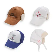 BO KIDS осень новое поступление детская зимняя шапка в стиле пэчворк теплая шапка для новорожденных мальчиков и девочек детская фотография Реквизит