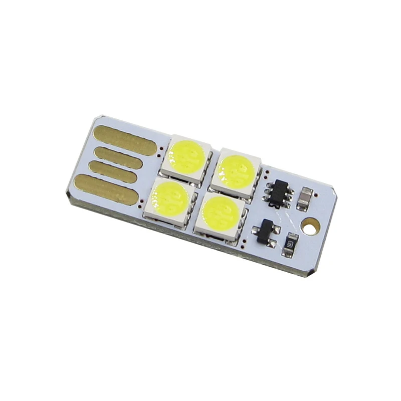 

4LED USB led Night Light Card Lamp Keychain notebook computer with touch switch
