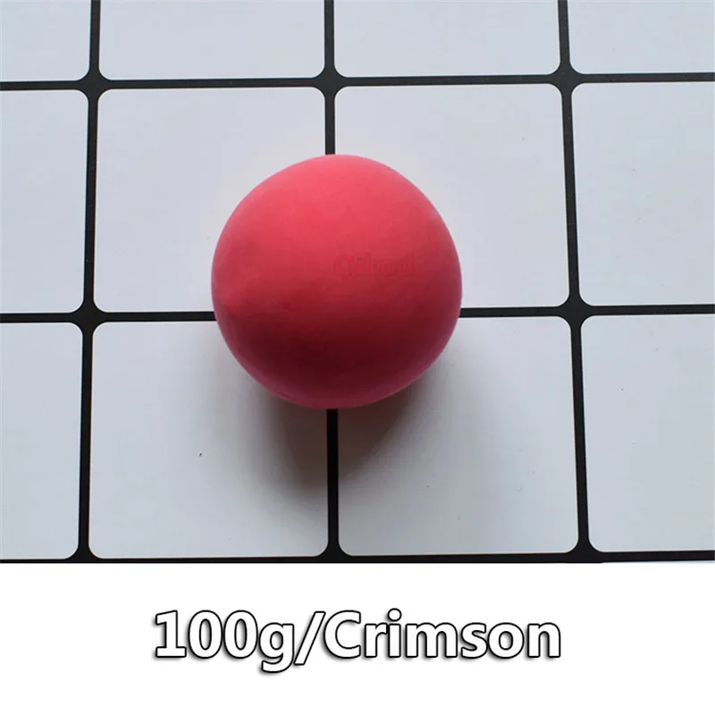 100g Crimson 100 г DIY Slimes глина пищевой светильник бумажный глиняный Лизун, пластилин для рисования слизи художественная модель полимерные Развивающие игрушки для детей подарок - Цвет: 100g Crimson