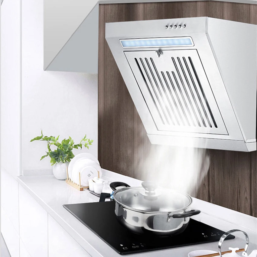 mini-side-suction-range-hood stainless-steel-panel-hanging-household-ventilator-400mm-kitchen-exhaust-cooker-hoods-220v