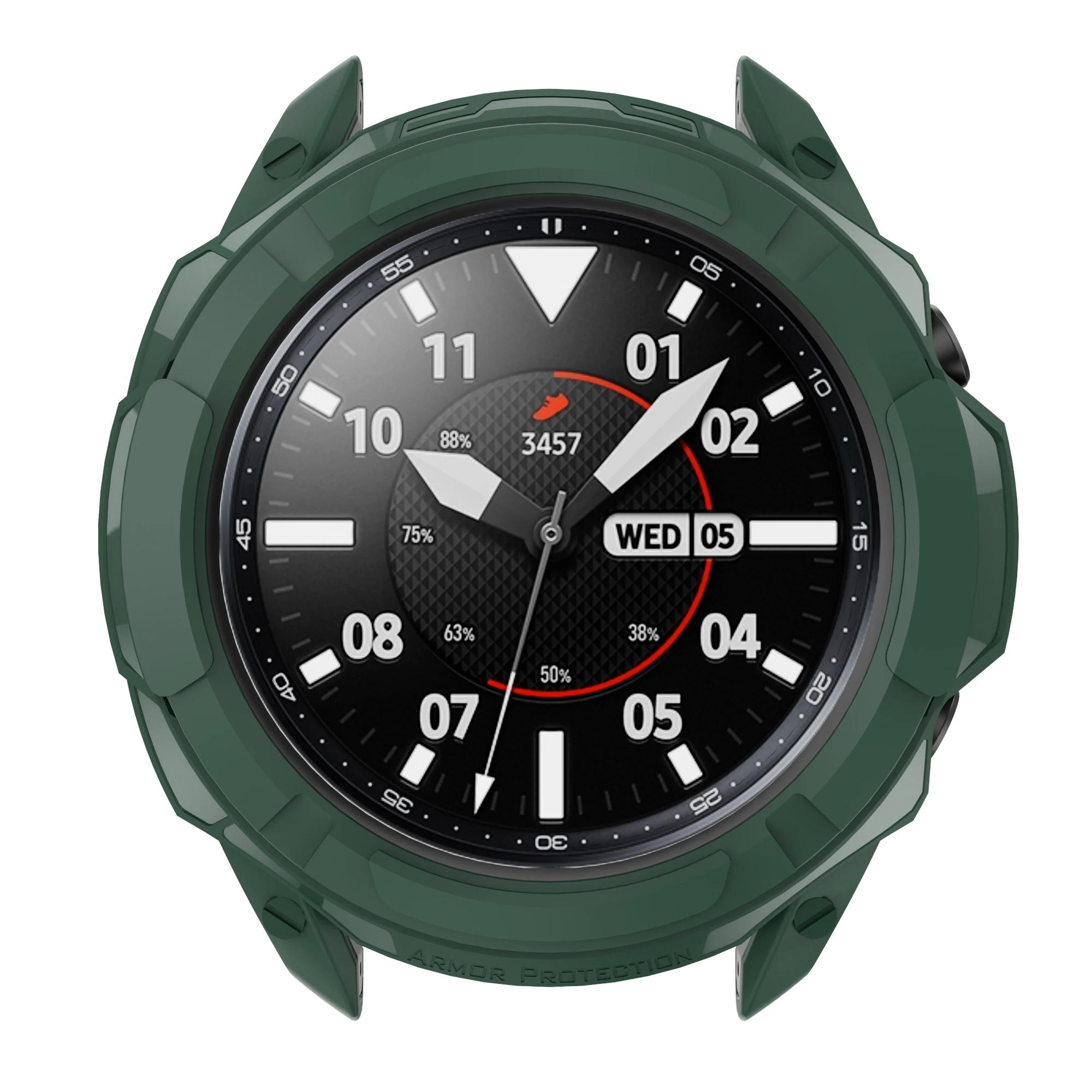 Premium PC Cover Smart Watch Case Shell with Bezel Ring Protector Frame