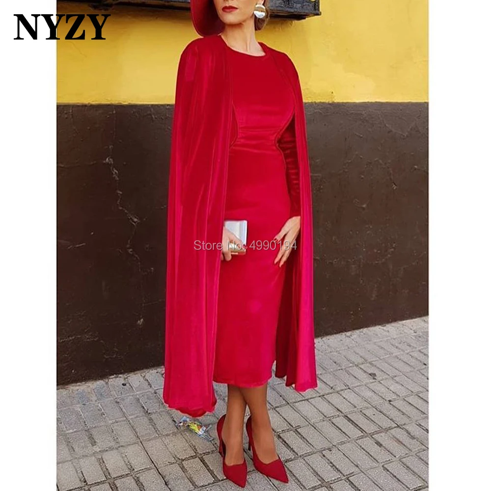 velvet red dress short