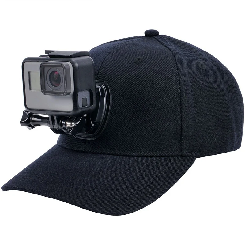 Для Gopro аксессуары Регулируемая парусиновая солнцезащитная Кепка Hero 5 4 3 SJCAM SJ7 SJ6 M20 Eken H9 H9R H8 Pro Yi 4K Спортивная Экшн-камера