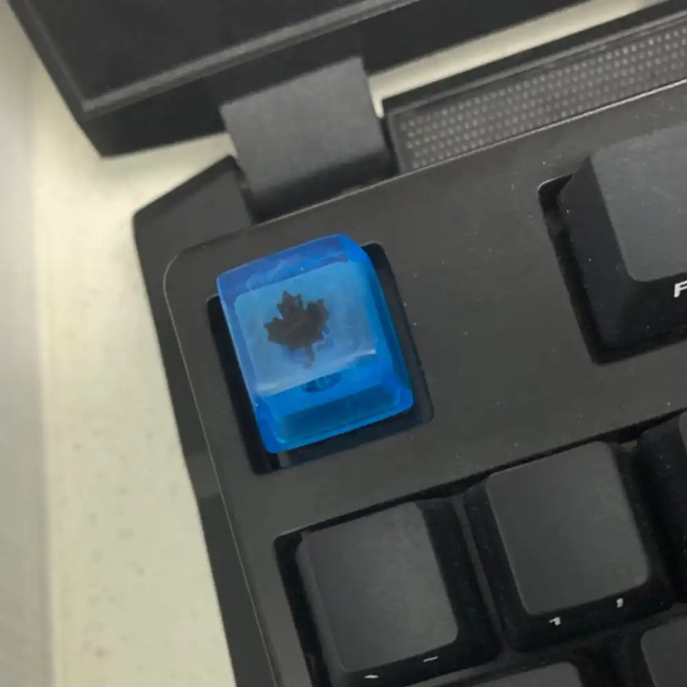 Handmade Backlight Resign Keycaps For Cherry Mx Switch Mechanical Keyboard Keycap Replace Maple Leaf Blue Backlight Keycaps Oem Keyboards Aliexpress Handmade Backlight Resign Keycaps For Cherry Mx Switch Mechanical Keyboard Keycap Replace Maple Leaf Blue Backlight Keycaps Oem Keyboards Aliexpress