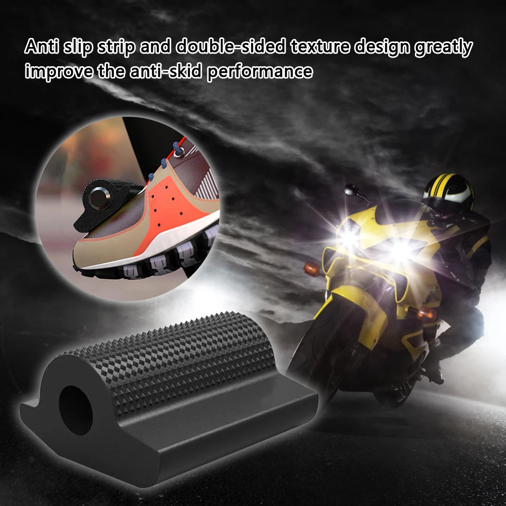 Motorcycle Shift Pedal Cover Universal Rubber Non-Slip Gear Lever Pad Shoe Protector Sleeve
